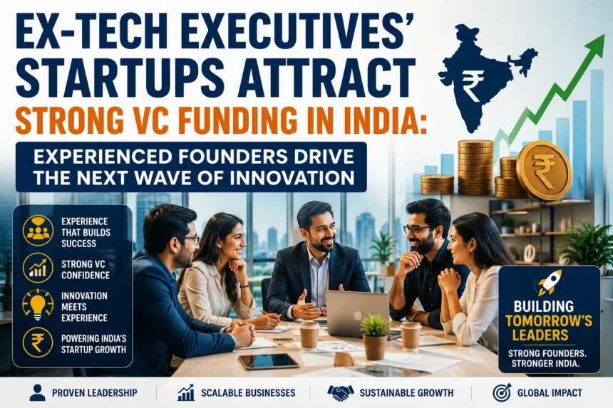 Experienced ex-tech executives discuss startup growth and venture capital funding in India's rapidly expanding startup ecosystem.
