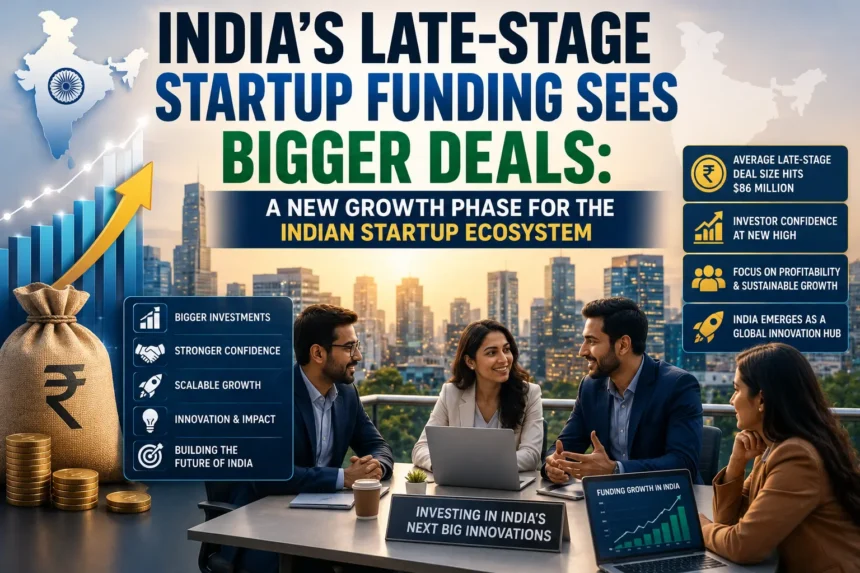 India’s Late-Stage Startup Funding Sees Bigger Deals: A New Growth Phase for the Indian Startup Ecosystem