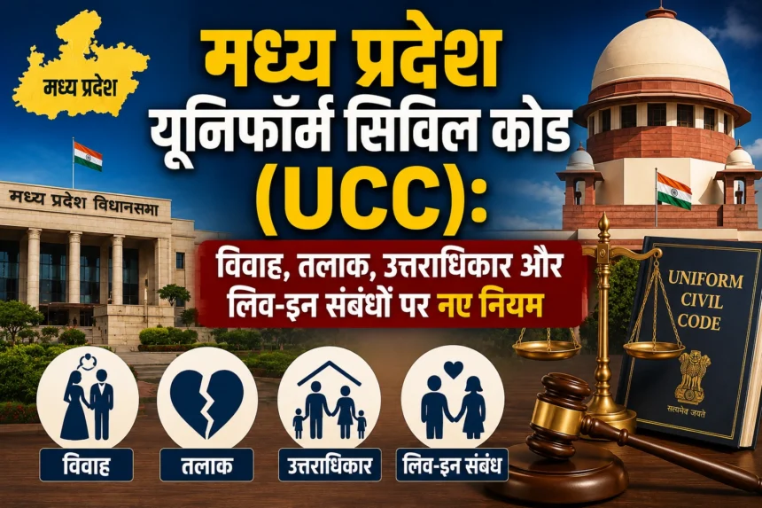 Madhya Pradesh Uniform Civil Code introducing new rules on marriage, divorce, inheritance and live-in relationships.