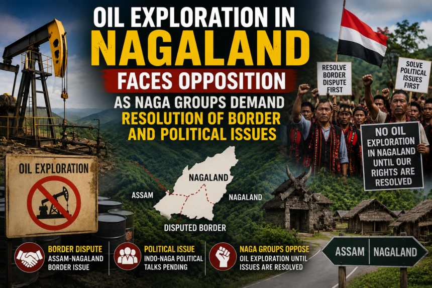 Oil Exploration in Nagaland Faces Opposition as Naga Groups Demand Resolution of Border and Political Issues