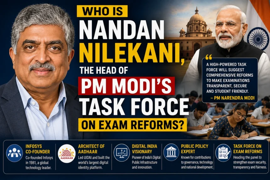 Infosys co-founder Nandan Nilekani leading PM Modi's examination reforms task force in India.